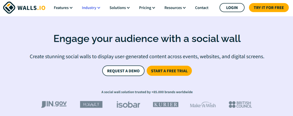 Taggbox Alternatives - Walls.io